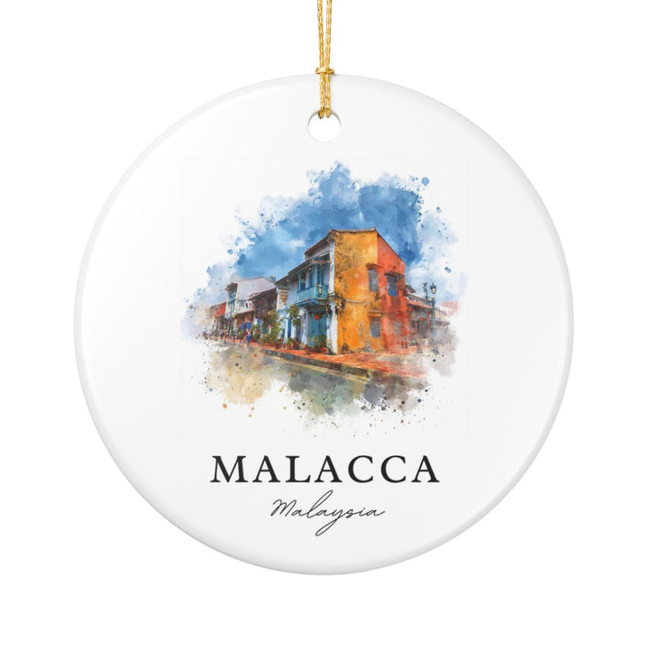 Malacca Malaysia Ornament: Unique Malacca Souvenir, Malacca Malaysia Xmas Decor, and Authentic Malacca Gift
