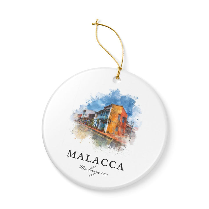 Malacca Malaysia Ornament: Unique Malacca Souvenir, Malacca Malaysia Xmas Decor, and Authentic Malacca Gift