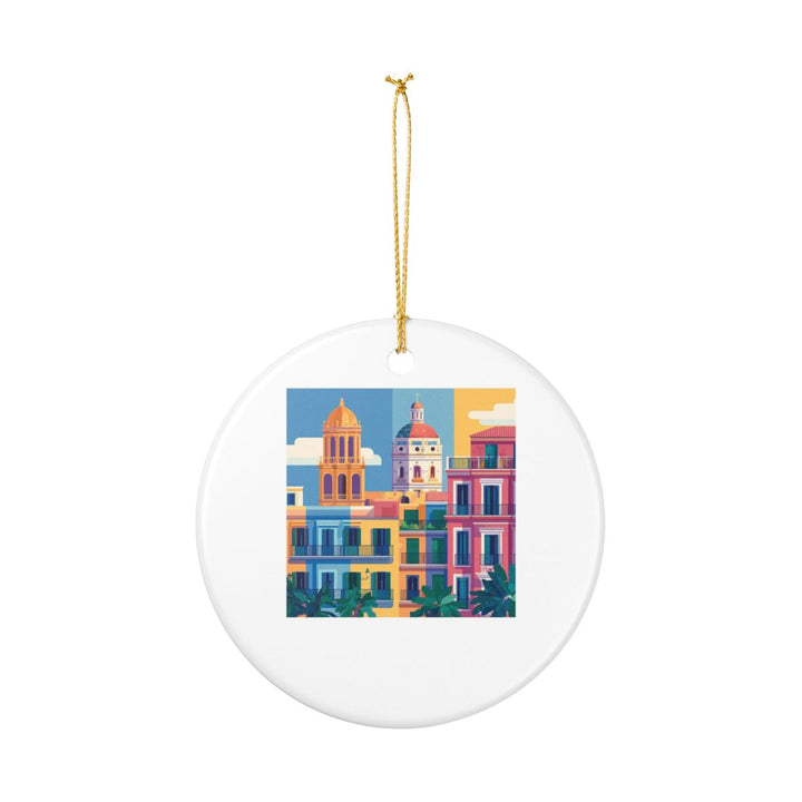Malaga Spain Ornament: Unique Malaga Souvenir, Malaga Spain Xmas Decor, and Authentic Malaga Gift
