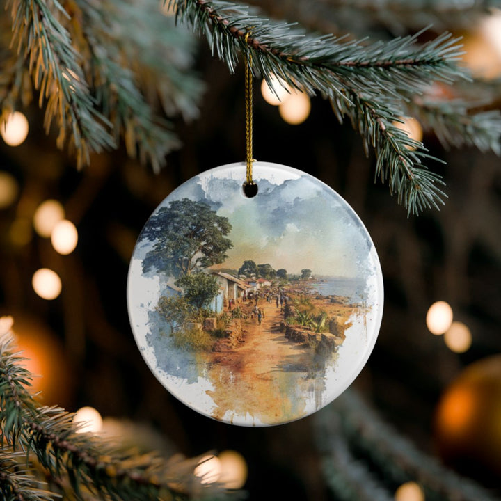 Malawi East Africa Ornament: Unique Malawi East Africa Souvenir, Malawi East Africa Xmas Decor, and Authentic Malawi East Africa Gift