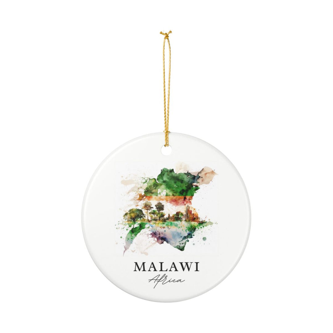 Malawi Ornament: Unique Malawi Souvenir, Malawi Xmas Decor, and Authentic Malawi Gift