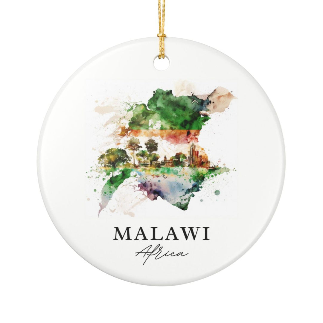 Malawi Ornament: Unique Malawi Souvenir, Malawi Xmas Decor, and Authentic Malawi Gift