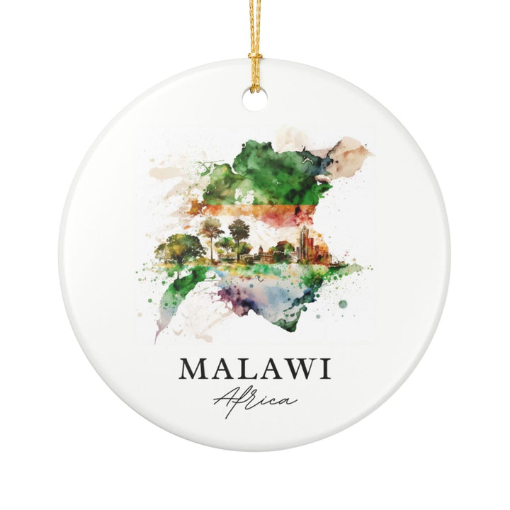 Malawi Ornament: Unique Malawi Souvenir, Malawi Xmas Decor, and Authentic Malawi Gift