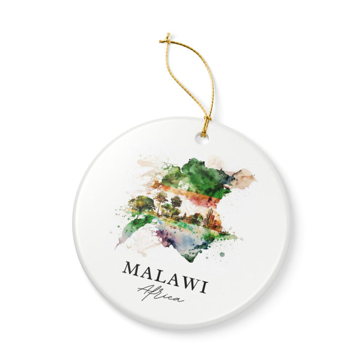 Malawi Ornament: Unique Malawi Souvenir, Malawi Xmas Decor, and Authentic Malawi Gift