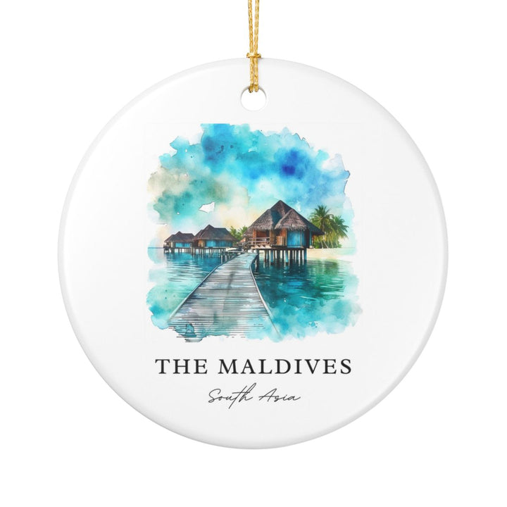 Maldives Island Maldives Ornament: Unique Maldives Island Souvenir, Maldives Island Maldives Xmas Decor, and Authentic Maldives Island Gift