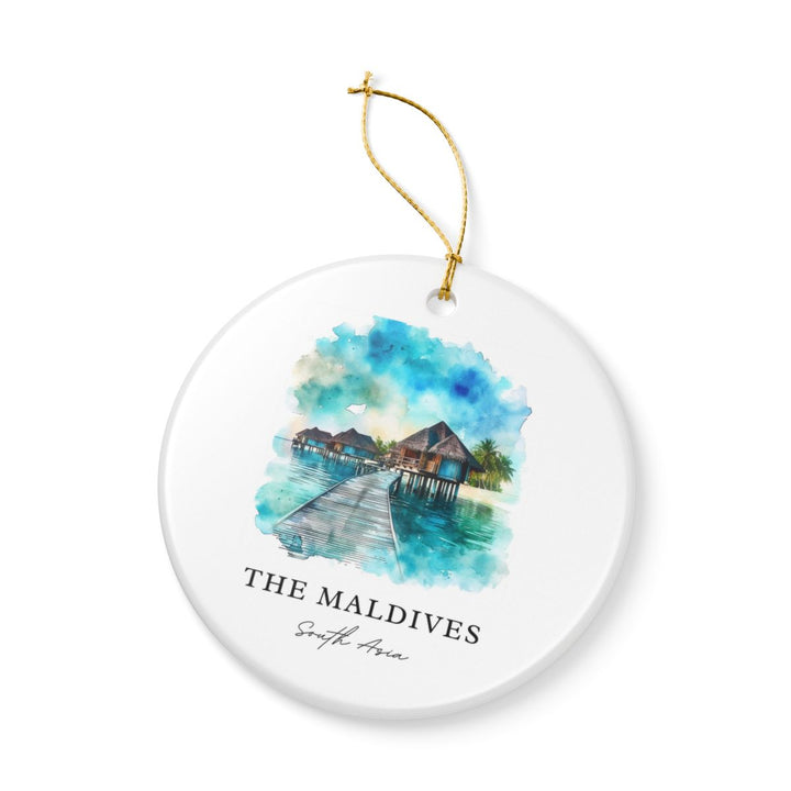 Maldives Island Maldives Ornament: Unique Maldives Island Souvenir, Maldives Island Maldives Xmas Decor, and Authentic Maldives Island Gift
