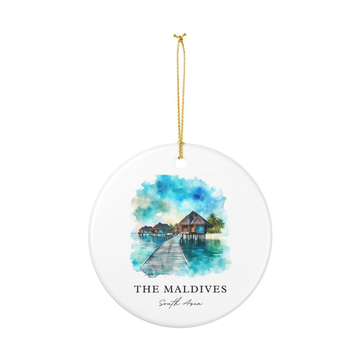 Maldives Island Maldives Ornament: Unique Maldives Island Souvenir, Maldives Island Maldives Xmas Decor, and Authentic Maldives Island Gift