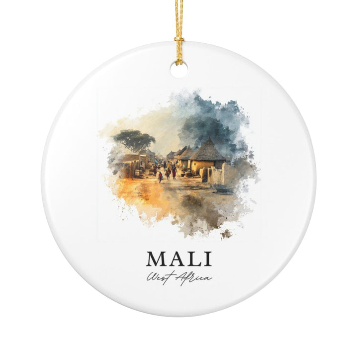 Mali Africa Ornament: Unique Mali Africa Souvenir, Mali Africa Xmas Decor, and Authentic Mali Africa Gift