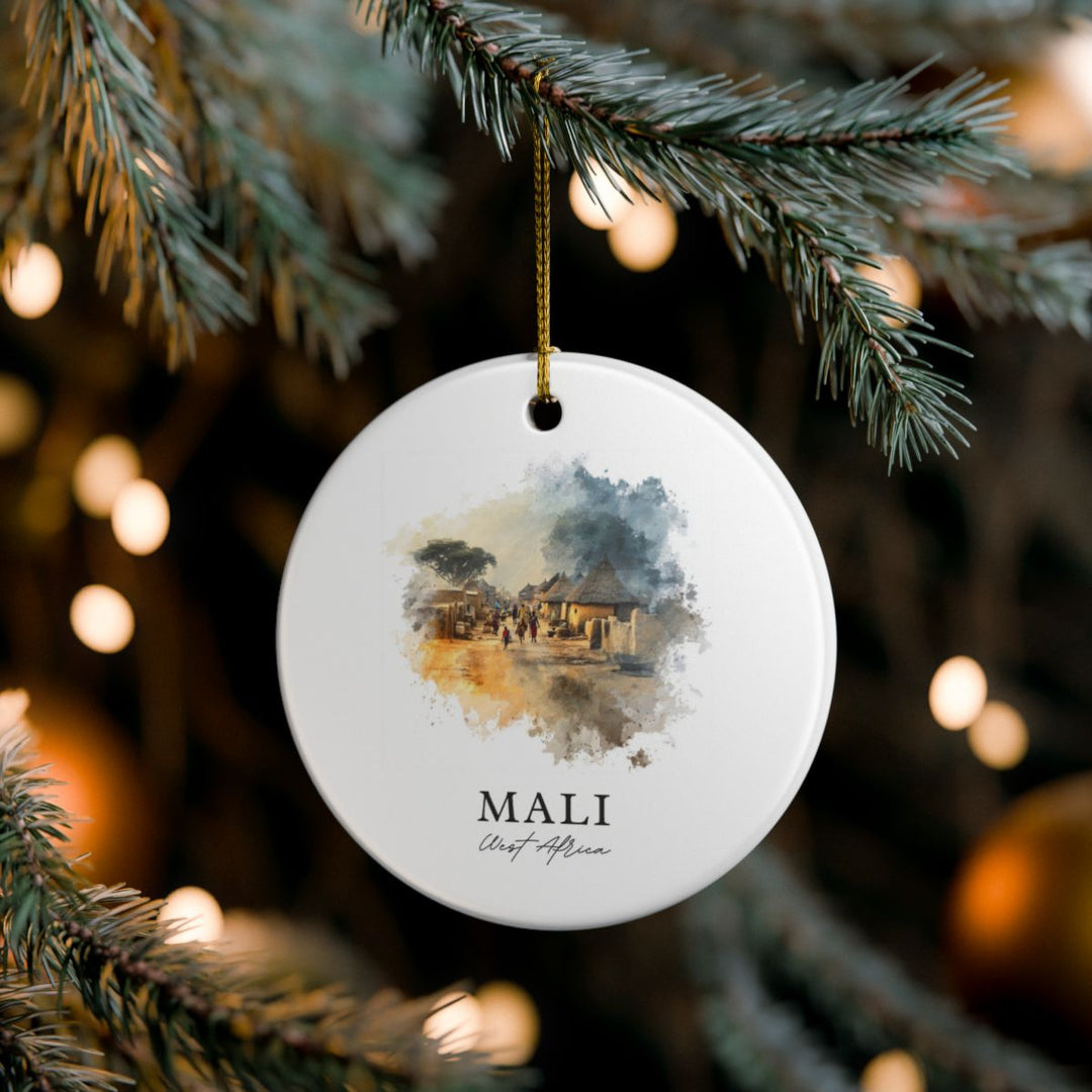 Mali Africa Ornament: Unique Mali Africa Souvenir, Mali Africa Xmas Decor, and Authentic Mali Africa Gift