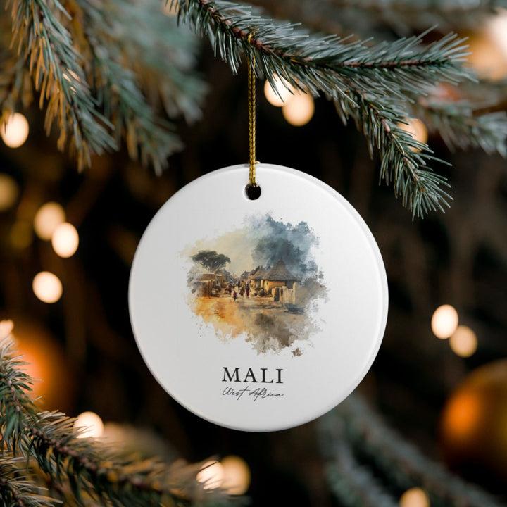 Mali Africa Ornament: Unique Mali Africa Souvenir, Mali Africa Xmas Decor, and Authentic Mali Africa Gift