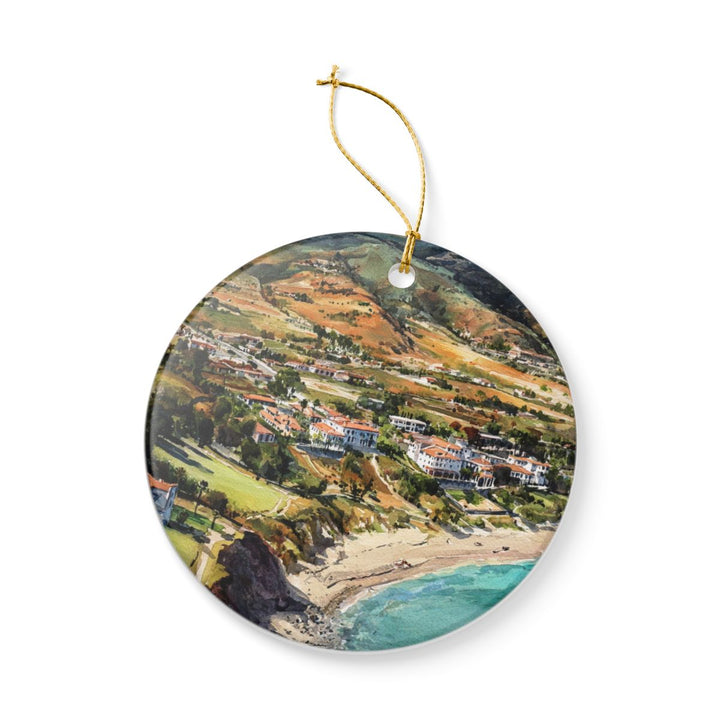 Malibu USA Ornament: Unique Malibu Souvenir, Malibu USA Xmas Decor, and Authentic Malibu Gift