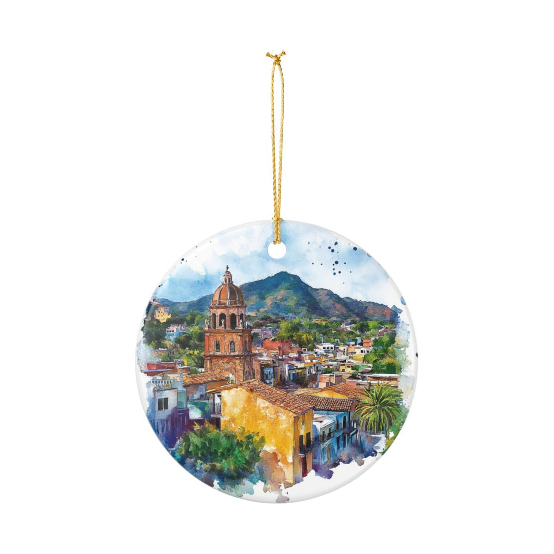 Malinalco Mexico Ornament: Unique Malinalco Souvenir, Malinalco Mexico Xmas Decor, and Authentic Malinalco Gift