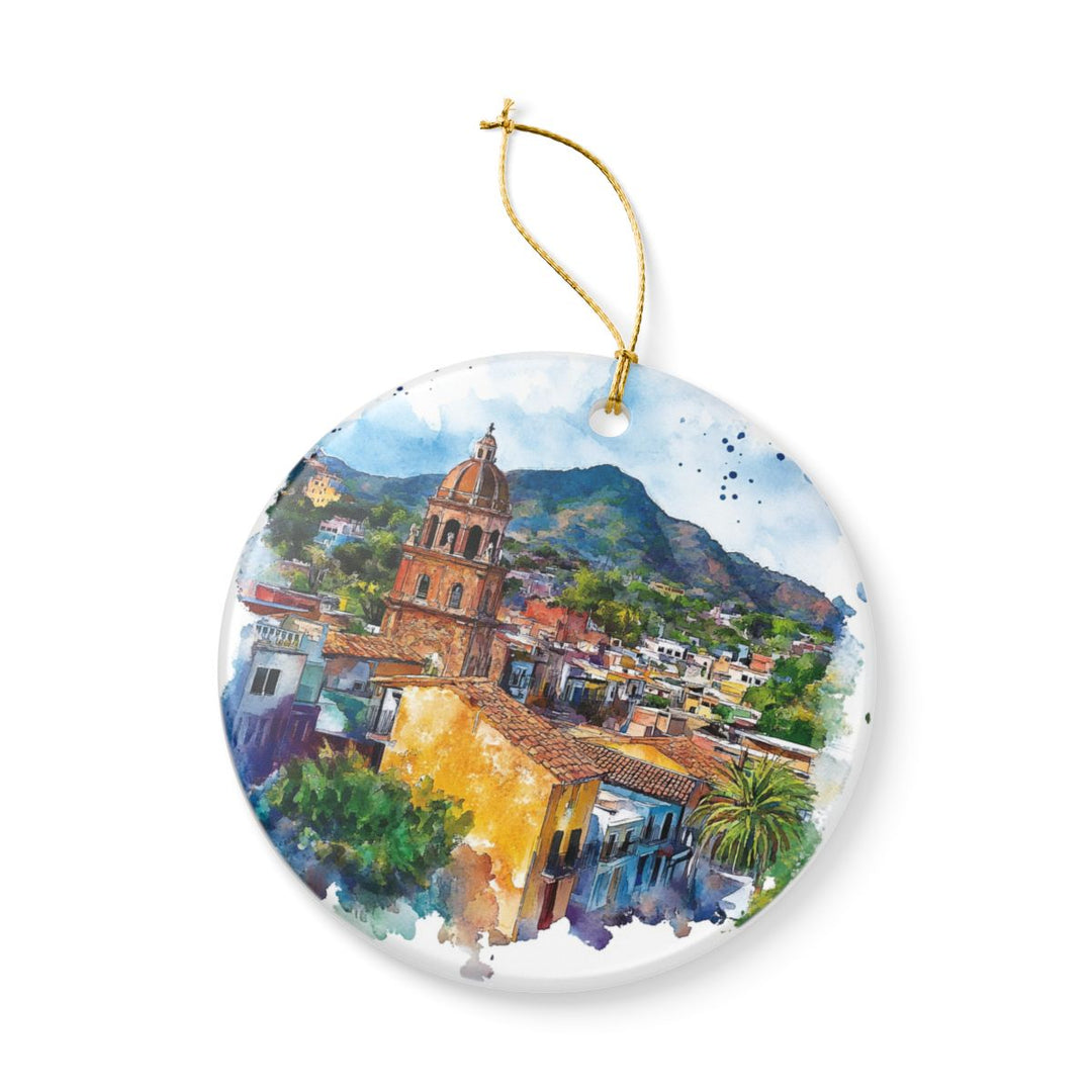 Malinalco Mexico Ornament: Unique Malinalco Souvenir, Malinalco Mexico Xmas Decor, and Authentic Malinalco Gift