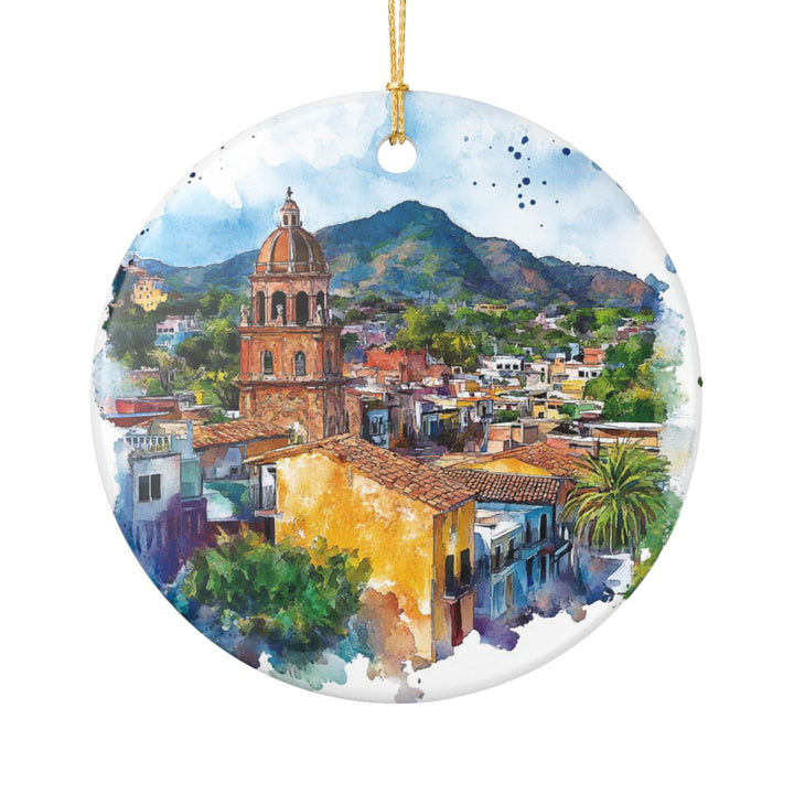 Malinalco Mexico Ornament: Unique Malinalco Souvenir, Malinalco Mexico Xmas Decor, and Authentic Malinalco Gift