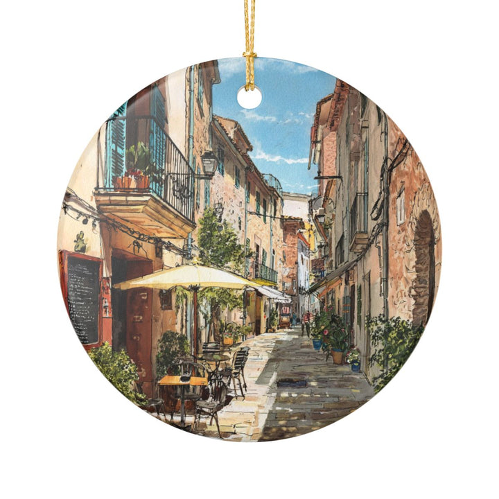 Mallorca Spain Ornament: Unique Mallorca Souvenir, Mallorca Spain Xmas Decor, and Authentic Mallorca Gift