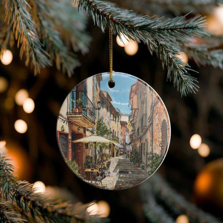 Mallorca Spain Ornament: Unique Mallorca Souvenir, Mallorca Spain Xmas Decor, and Authentic Mallorca Gift