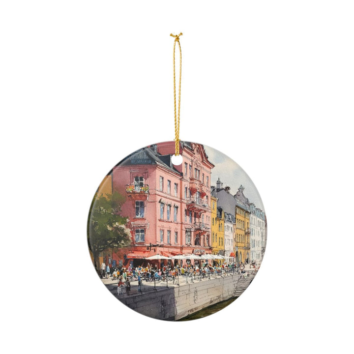 Malmo Sweden Ornament: Unique Malmo Sweden Souvenir, Malmo Sweden Xmas Decor, and Authentic Malmo Sweden Gift