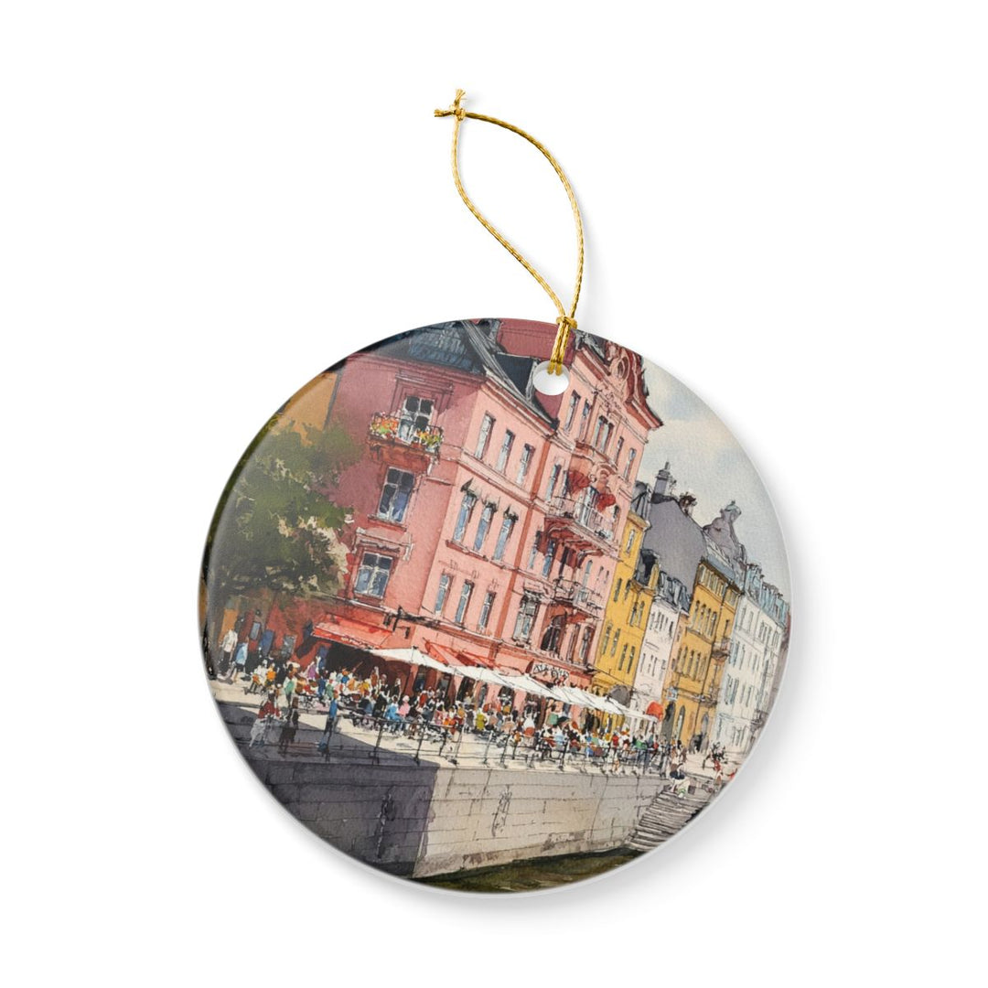 Malmo Sweden Ornament: Unique Malmo Sweden Souvenir, Malmo Sweden Xmas Decor, and Authentic Malmo Sweden Gift