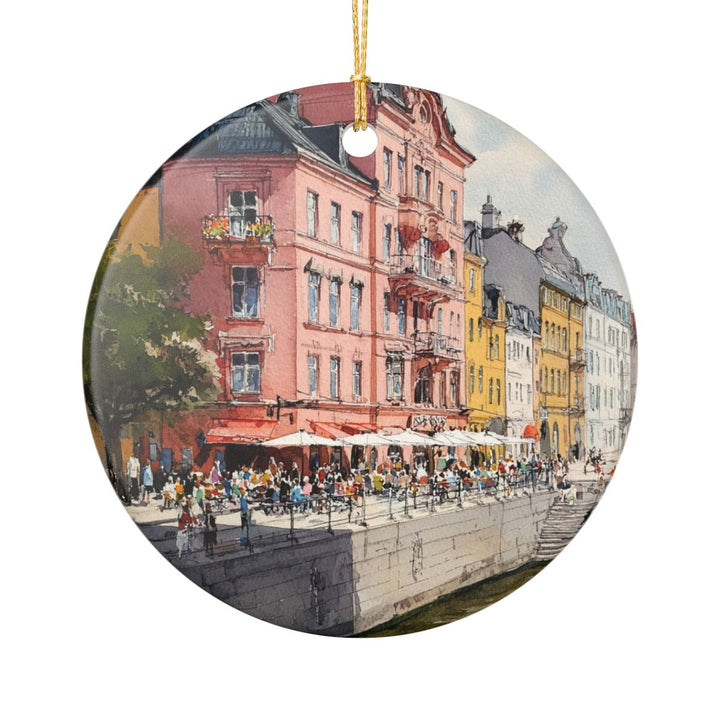 Malmo Sweden Ornament: Unique Malmo Sweden Souvenir, Malmo Sweden Xmas Decor, and Authentic Malmo Sweden Gift