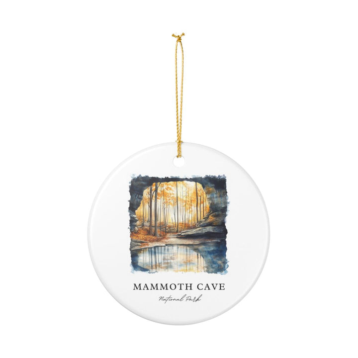 Mammoth Cave Kentucky Ornament: Unique Mammoth Cave Kentucky Souvenir, Mammoth Cave Kentucky Xmas Decor, and Authentic Mammoth Cave Kentucky Gift