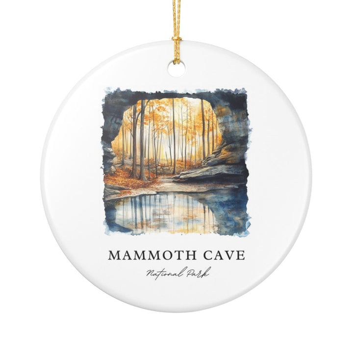 Mammoth Cave Kentucky Ornament: Unique Mammoth Cave Kentucky Souvenir, Mammoth Cave Kentucky Xmas Decor, and Authentic Mammoth Cave Kentucky Gift