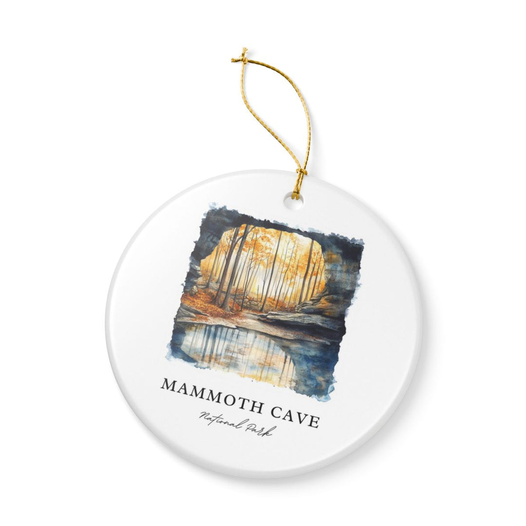 Mammoth Cave Kentucky Ornament: Unique Mammoth Cave Kentucky Souvenir, Mammoth Cave Kentucky Xmas Decor, and Authentic Mammoth Cave Kentucky Gift