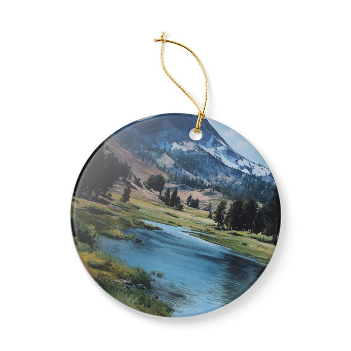 Mammoth Lakes California USA Ornament: Unique Mammoth Lakes Souvenir, Mammoth Lakes California Xmas Decor, and Authentic Mammoth Lakes Gift