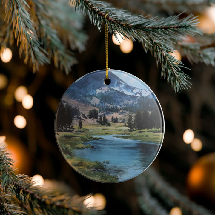 Mammoth Lakes California USA Ornament: Unique Mammoth Lakes Souvenir, Mammoth Lakes California Xmas Decor, and Authentic Mammoth Lakes Gift