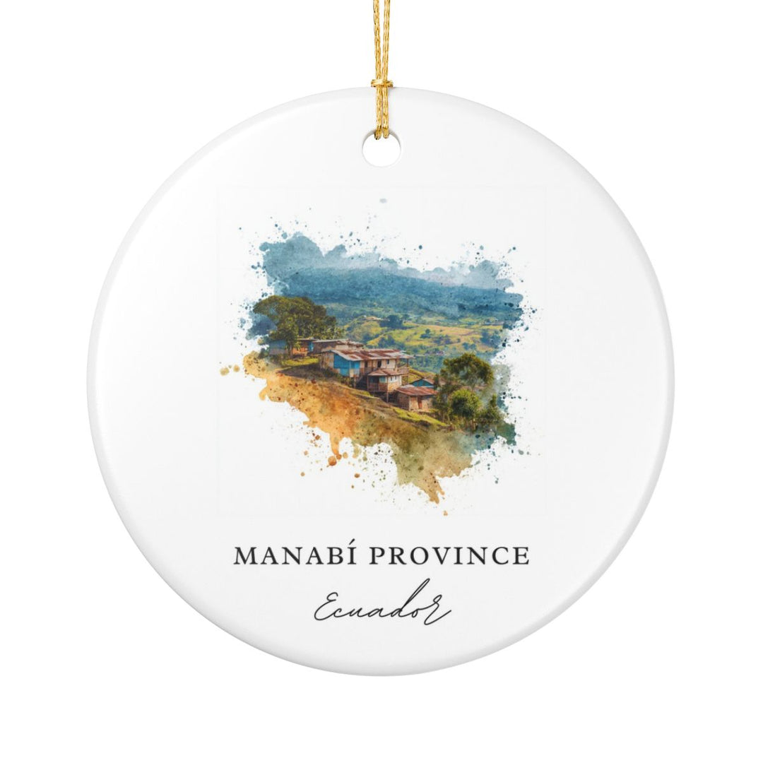 Manabi Province Ornament: Unique Manabi Province Souvenir, Manabi Province Xmas Decor, and Authentic Manabi Province Gift