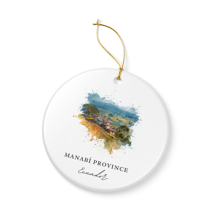 Manabi Province Ornament: Unique Manabi Province Souvenir, Manabi Province Xmas Decor, and Authentic Manabi Province Gift