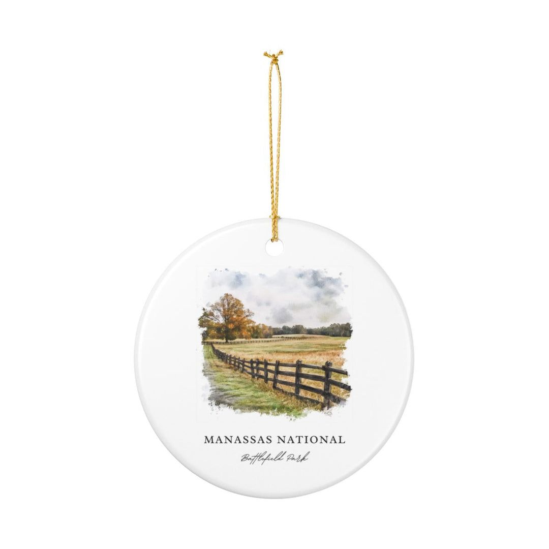 Manassas National Battlefield USA Ornament: Unique Manassas National Battlefield Souvenir, Manassas National Battlefield USA Xmas Decor
