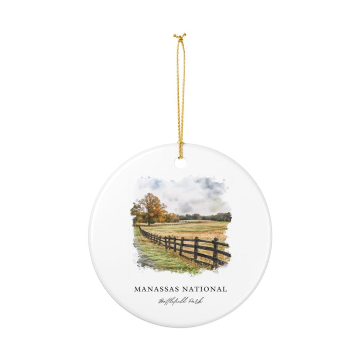 Manassas National Battlefield USA Ornament: Unique Manassas National Battlefield Souvenir, Manassas National Battlefield USA Xmas Decor