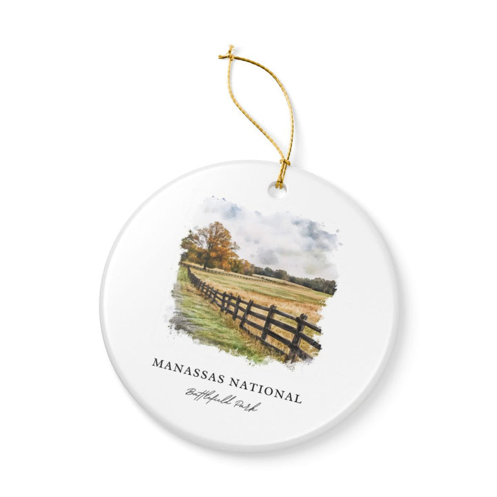 Manassas National Battlefield USA Ornament: Unique Manassas National Battlefield Souvenir, Manassas National Battlefield USA Xmas Decor