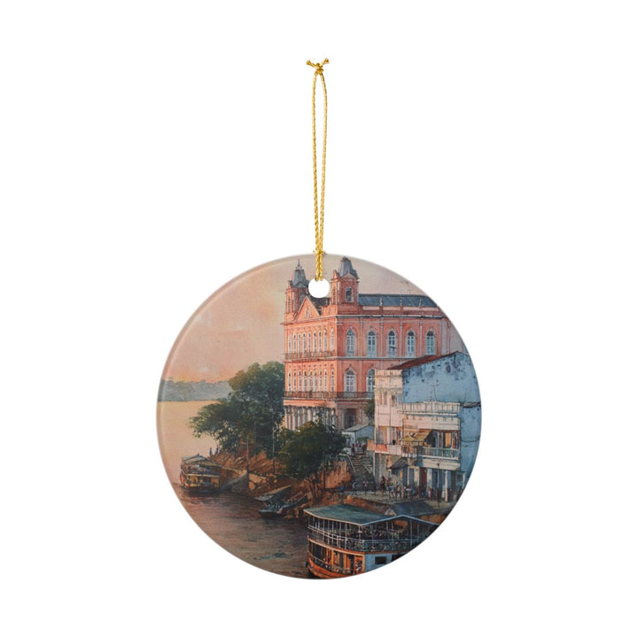 Manaus Brazil Ornament: Unique Manaus Souvenir, Manaus Brazil Xmas Decor, and Authentic Manaus Gift