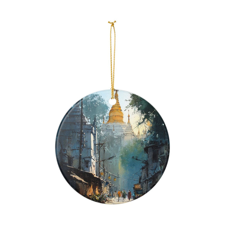 Mandalay Myanmar Ornament: Unique Mandalay Myanmar Souvenir, Mandalay Myanmar Xmas Decor, and Authentic Mandalay Myanmar Gift