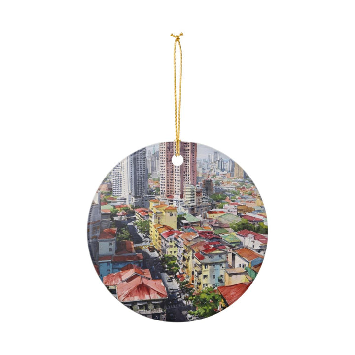 Manila Philippines Ornament: Unique Manila Souvenir, Manila Philippines Xmas Decor, and Authentic Manila Gift
