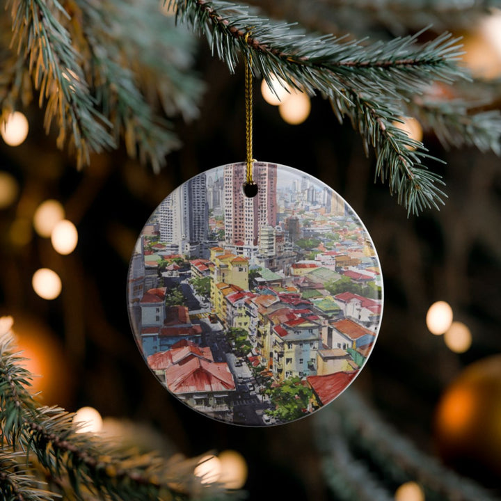 Manila Philippines Ornament: Unique Manila Souvenir, Manila Philippines Xmas Decor, and Authentic Manila Gift