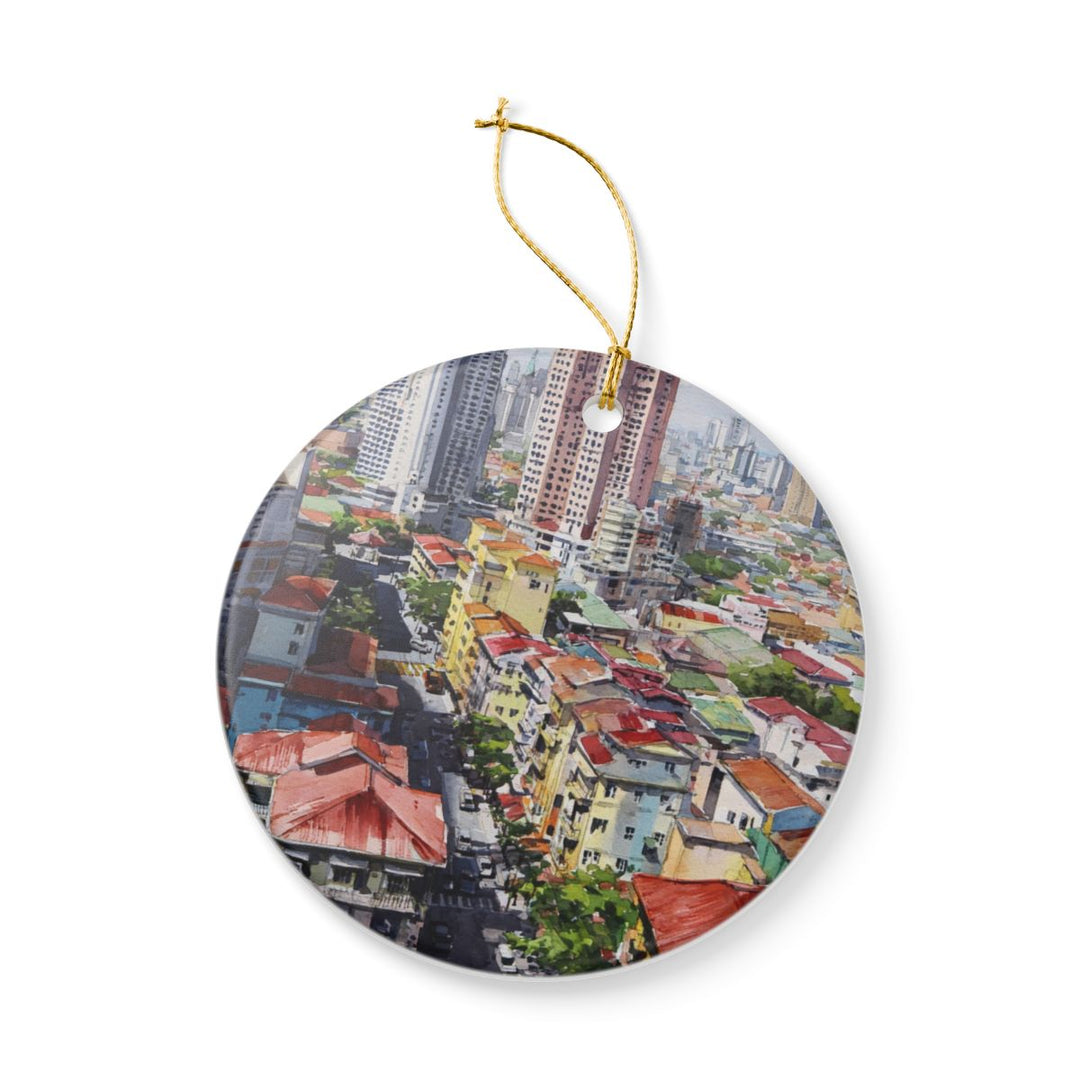 Manila Philippines Ornament: Unique Manila Souvenir, Manila Philippines Xmas Decor, and Authentic Manila Gift