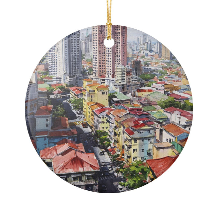 Manila Philippines Ornament: Unique Manila Souvenir, Manila Philippines Xmas Decor, and Authentic Manila Gift