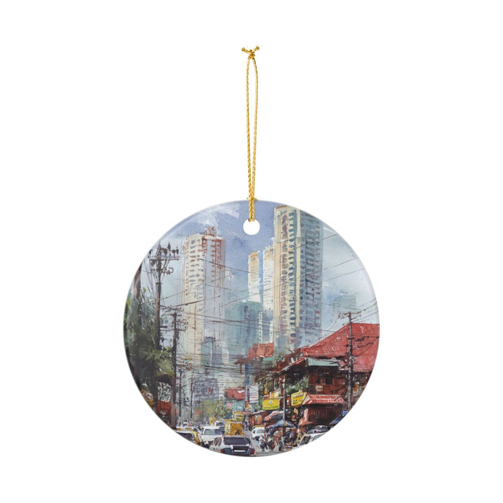 Manila Philippines Ornament: Unique Manila Souvenir, Manila Philippines Xmas Decor, and Authentic Manila Gift