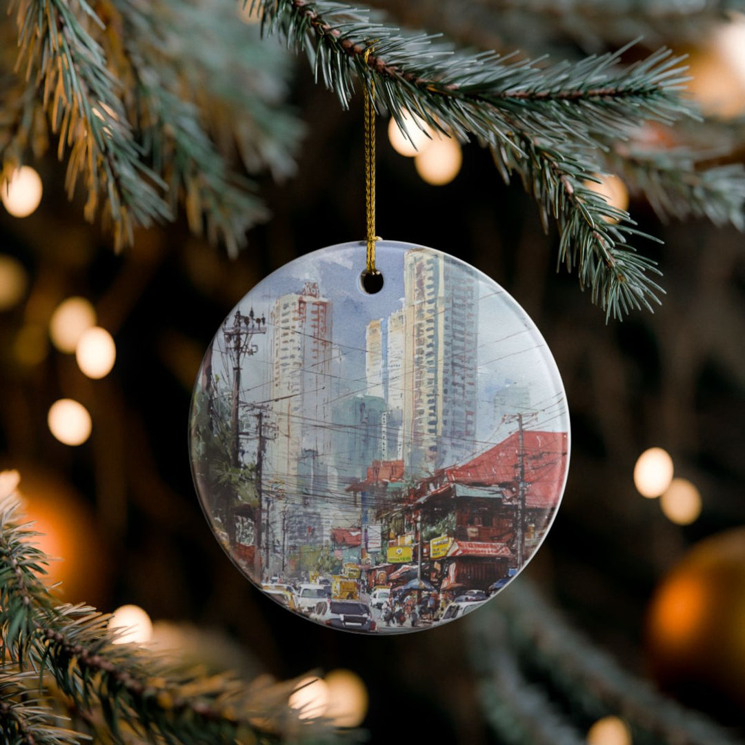 Manila Philippines Ornament: Unique Manila Souvenir, Manila Philippines Xmas Decor, and Authentic Manila Gift
