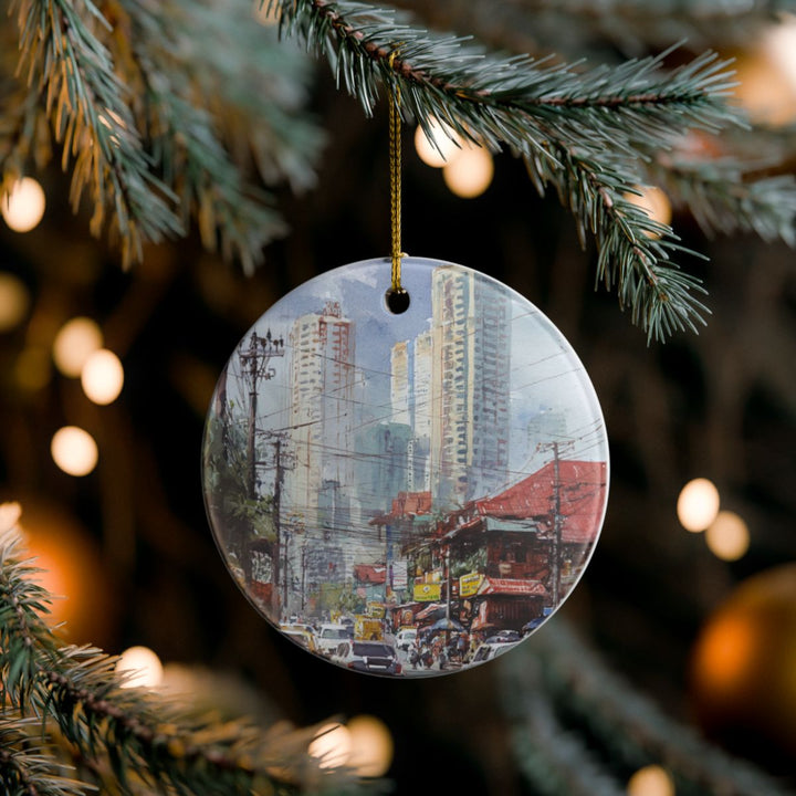 Manila Philippines Ornament: Unique Manila Souvenir, Manila Philippines Xmas Decor, and Authentic Manila Gift