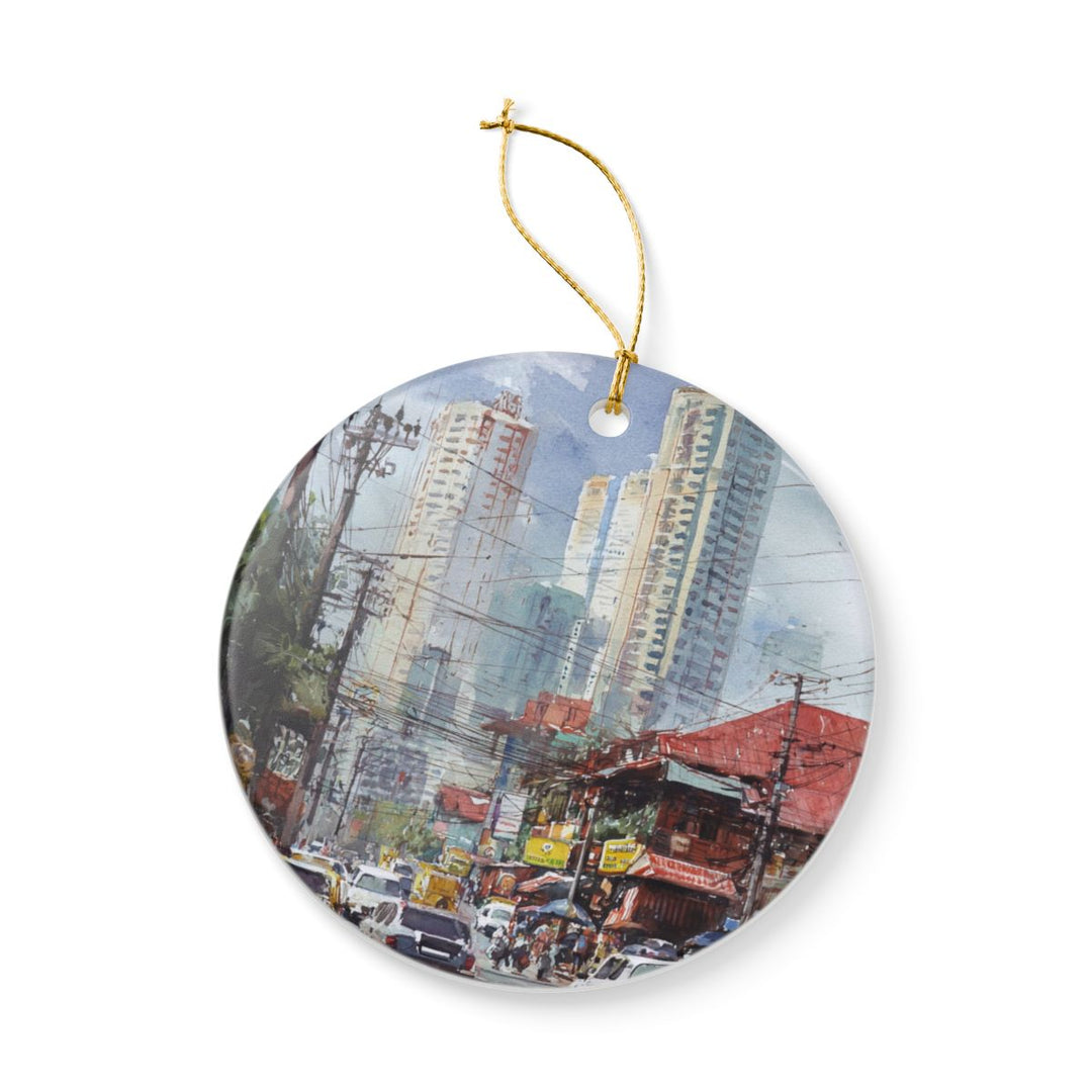 Manila Philippines Ornament: Unique Manila Souvenir, Manila Philippines Xmas Decor, and Authentic Manila Gift