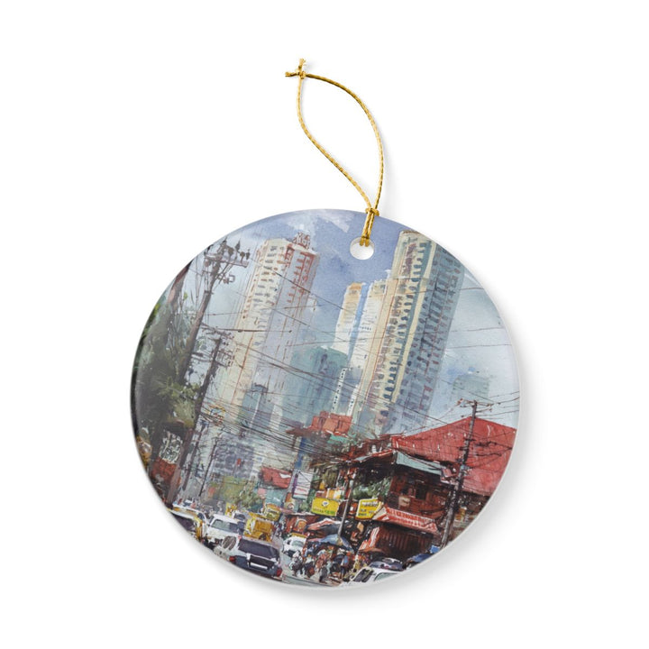 Manila Philippines Ornament: Unique Manila Souvenir, Manila Philippines Xmas Decor, and Authentic Manila Gift