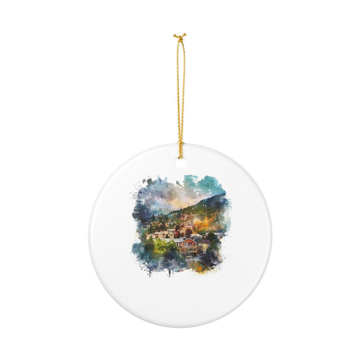 Manitou Springs Ornament: Unique Manitou Springs Souvenir, Manitou Springs Xmas Decor, and Authentic Manitou Springs Gift
