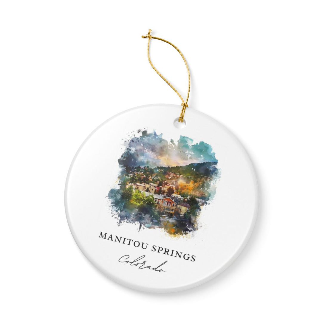 Manitou Springs Colorado Ornament | Christmas Travel Souvenir Gift