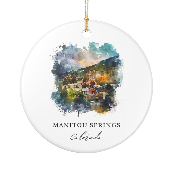 Manitou Springs Colorado Ornament | Christmas Travel Souvenir Gift