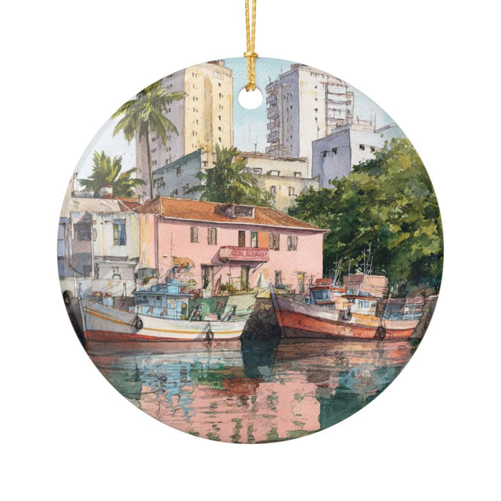 Maputo Ornament: Unique Maputo Souvenir, Maputo Xmas Decor, and Authentic Maputo Gift