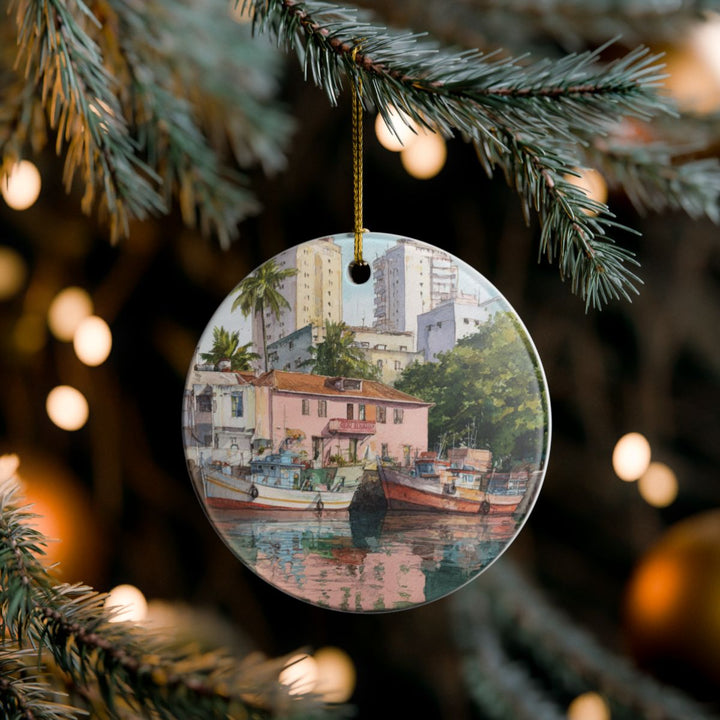 Maputo Ornament: Unique Maputo Souvenir, Maputo Xmas Decor, and Authentic Maputo Gift