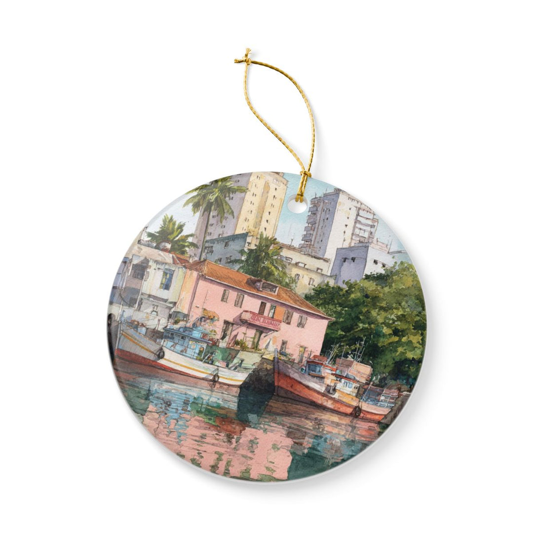 Maputo Ornament: Unique Maputo Souvenir, Maputo Xmas Decor, and Authentic Maputo Gift